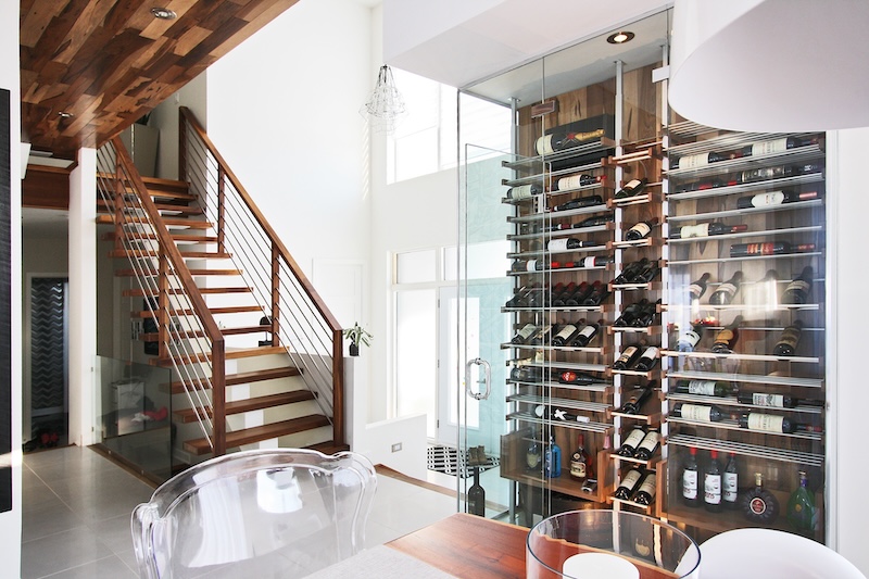 wine storage in a san diego home